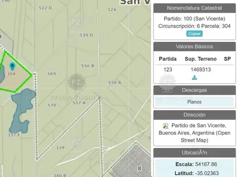 Terreno Campo  en Venta en San Vicente, G.B.A. Zona Sur, Argentina