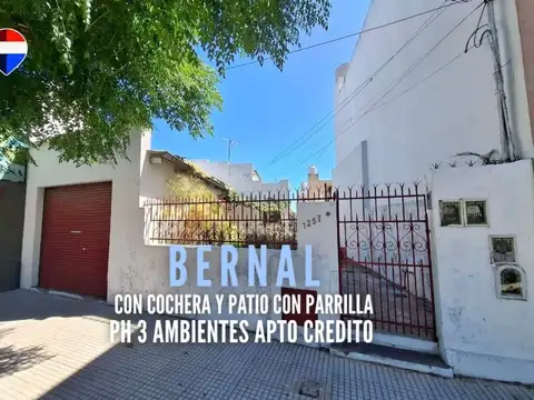 VENTA PH 3 AMB CON COCHERA APTO CREDITO BERNAL