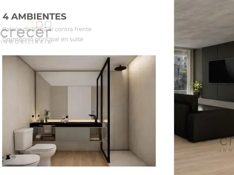 Venta 4 ambientes suite principal balcon aterrazado a estrenar saavedra