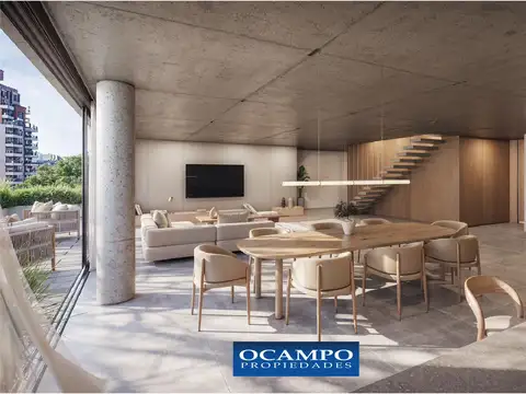 Departamento 4 ambientes con 3 baños