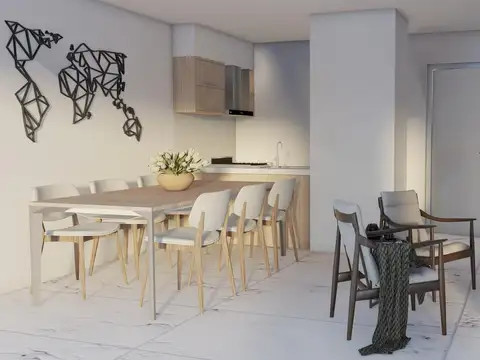 Departamento 3 ambientes con 2 baños