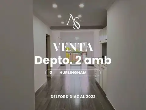 Venta departamento dos ambientes a metros de estación Ej Andes.