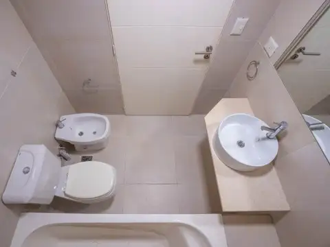 Departamento 2 ambientes con 2 baños