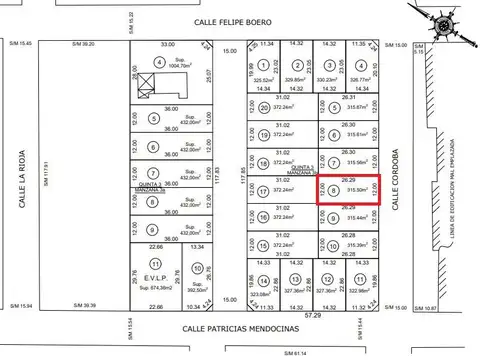 Terreno en Venta en Belen De Escobar, USD 20.000