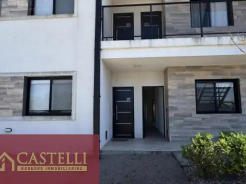 Departamento 2 ambientes Pb con jardín y parrilla, Alquiler en Pilar Cañada Village II