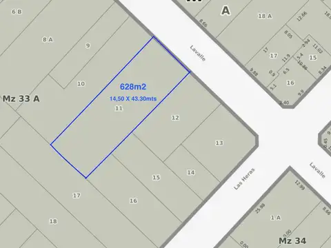 Terreno en Venta en San Fernando Carupa, USD 420.000