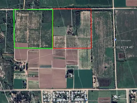 CAMPO DE 7 HECTAREAS EN VENTA - RECREO SANTA FE