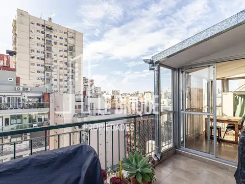 Departamento 2 amb con balcón al frente