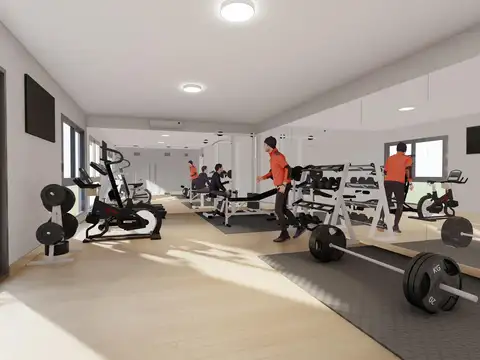 Departamento 2 ambientes con 1 baño