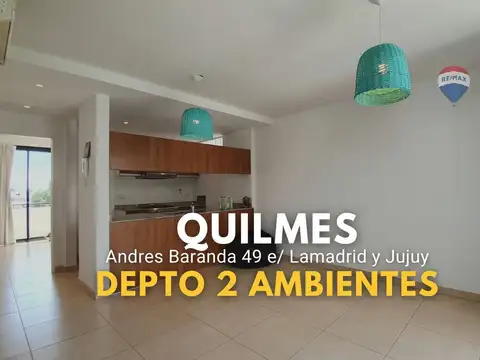 DEPTO 2 AMBIENTES CON BALCÓN Y COCHERA