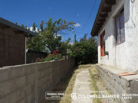 Casa 2 ambientes con 2 baños