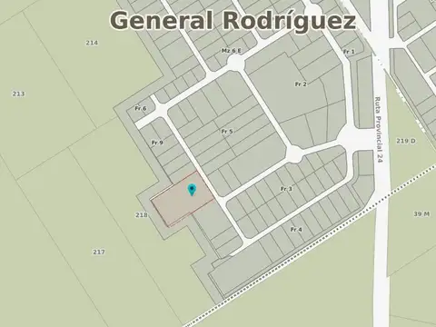 Terreno en Venta 200  mts Fondo