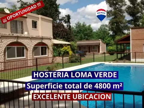 HOSTERIA EN VENTA LOMA VERDE ESCOBAR 4800 MTS