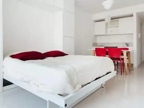 ALQUILER TEMPORAL MONOAMBIENTE AMOBLADO, BALCÓN, AMENITIES