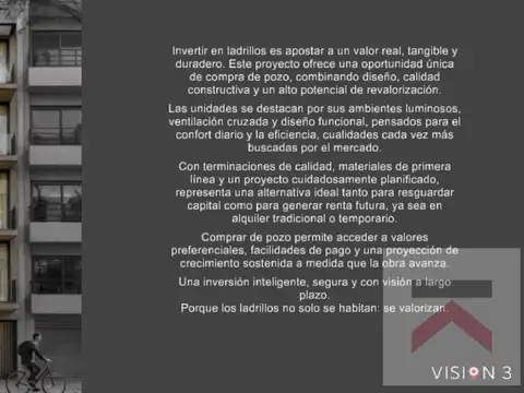 Departamento en Venta de 3 ambientes