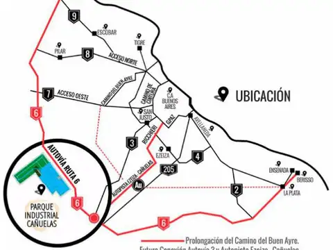 Parque Industrial Cañuelas Lote 4650m2