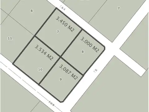 Calle 164 entre 77 y 78