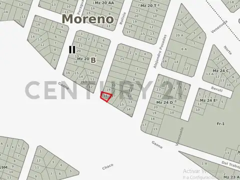 Terreno en Venta 12  mts Frente