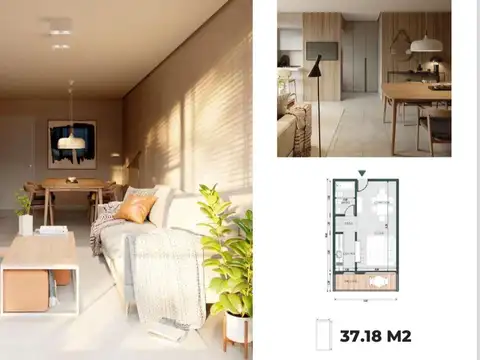 VENTA DEPARTAMENTO MONOAMBIENTE SAN MIGUEL BALCÓN TERRAZA