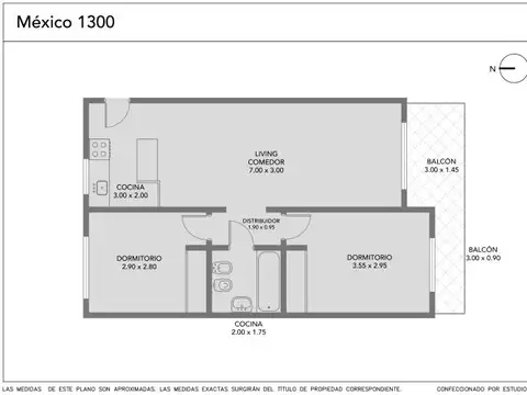 Departamento en Venta de 3 ambientes