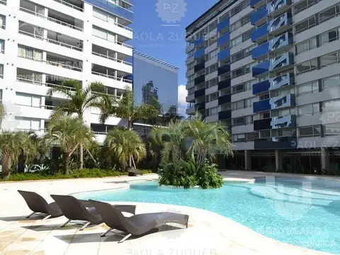 Departamento 2 ambientes con 2 baños