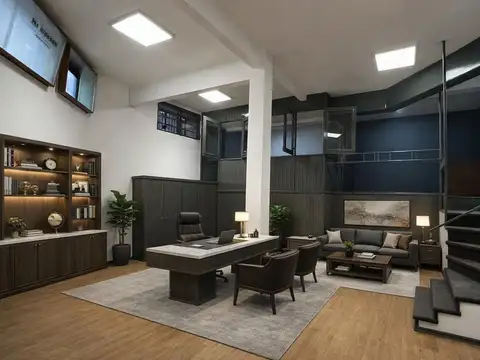 VENTA: oficina de 68 m2 y doble altura, San Martin y Urquiza. Centro. Alquilada en $363.500