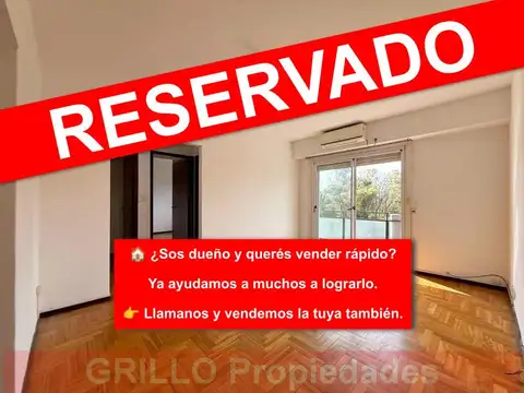 Av. del Libertador 8440, Piso 5. Departamento 3 ambientes. Balcón. Al frente.