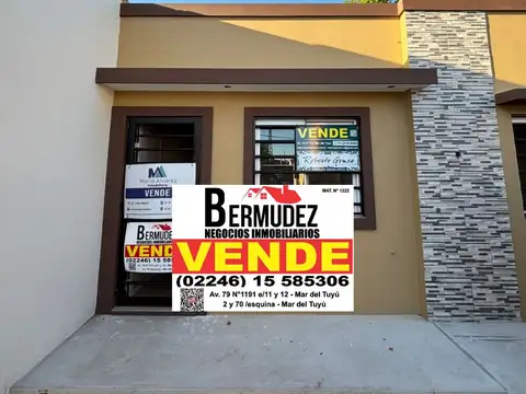 Venta Chalet 3 Ambientes A Estrenar Calle 86 Entre 4 Y 5 Mar Del Tuyu