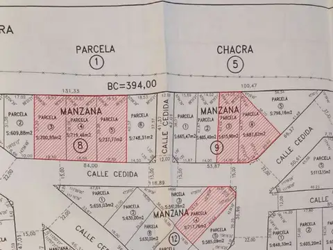 Terreno en Venta de 454,0 m2