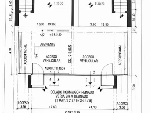 Casa 3 ambientes con 1 baño