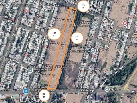 Lote 17.800 m2 venta calle Azcuénaga Lujan de Cuyo