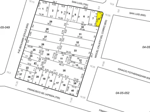 TERRENO EN VENTA - IDEAL EDIFICIO O LOCAL COMERCIAL - BARRIO OBSERVATORIO