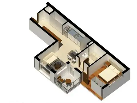 Departamento en Venta en Centro , USD 134.400