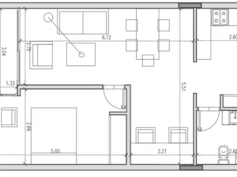 Departamento en Venta Apto profesional