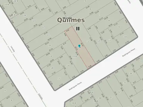 Terreno en Venta en Bernal, USD 119.000