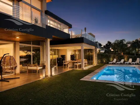 Casa en primera línea al Lago Central - Cabos del Lago, Nordelta.