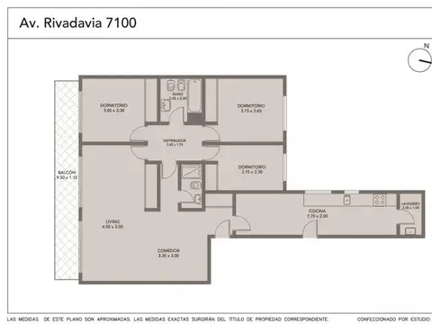 Departamento en Venta de 4 ambientes