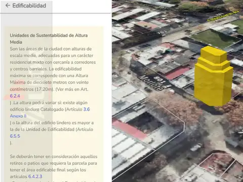 Terreno en Venta 11  mts Fondo