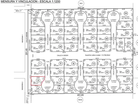 Terreno en Venta de 600,0 m2