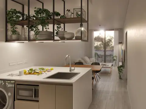 Venta Departamento 3 ambientes  con balcón terraza en Belgrano - En pozo.