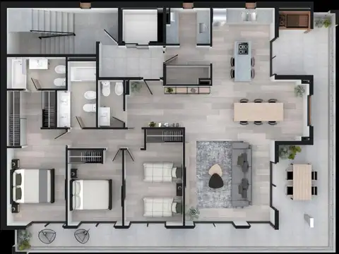 DEPARTAMENTOS CON VISTA AL RIO A LA VENTA - PUCCINI 3