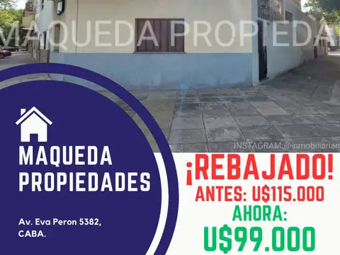 CASA 3 AMBIENTES CON PATIO Y TERRAZA ¡GRAN REBAJA!