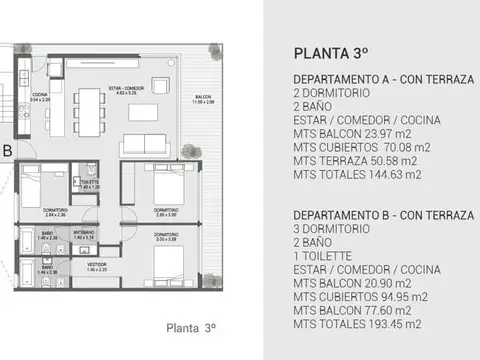 Departamento en Venta al Oeste