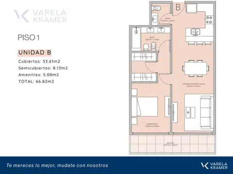 Departamento en Venta de Monoambiente