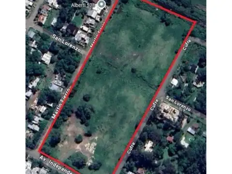 Terreno en Venta 100  mts Frente