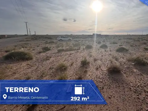 LOTE EN ESQUINA EN VENTA | CENTENARIO | NQN