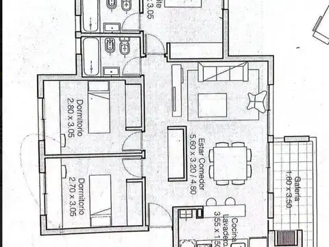 Departamento en Venta de 3 dormitorios