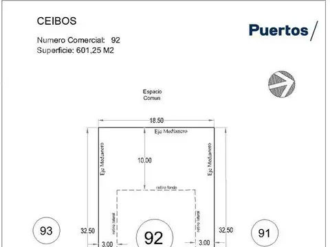 Terreno en Venta de 601,0 m2