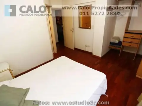 Departamento 2 ambientes con 2 baños