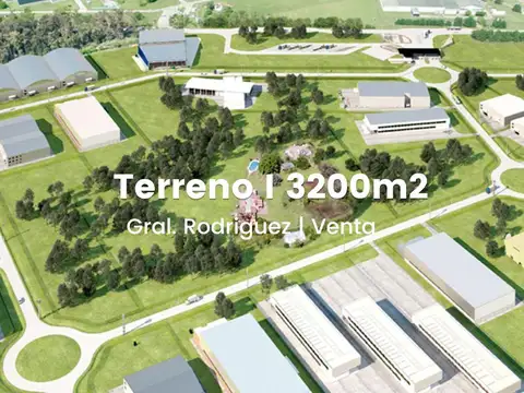 Venta lote en Parque Industrial General Rodriguez Oportunidad